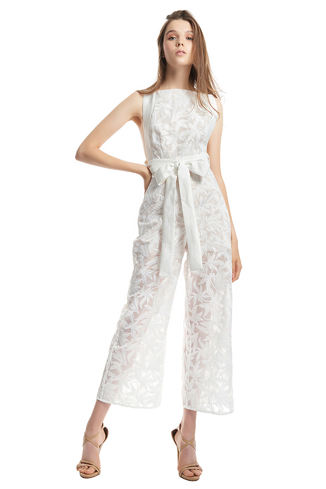 Ivory Lace Jumpsuit